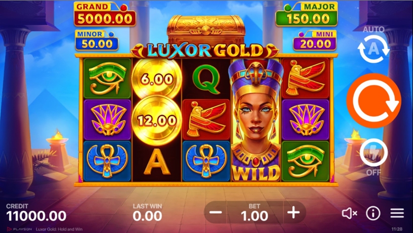 Luxor Gold Hold and Win Review