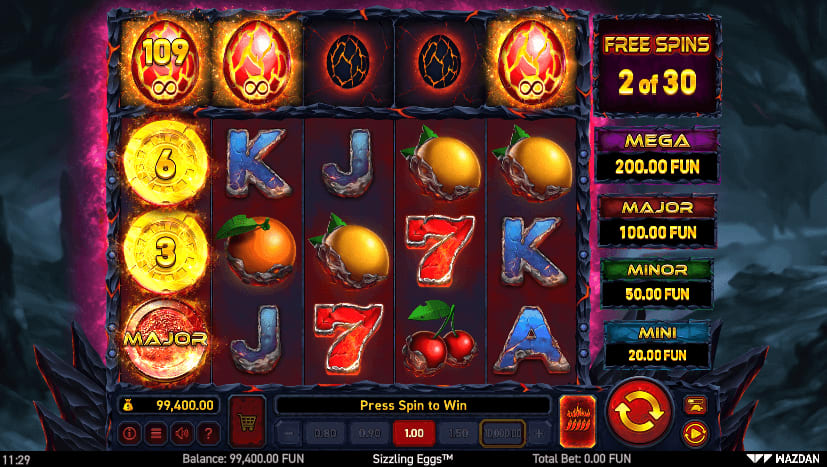 Sizzling Eggs slot Review
